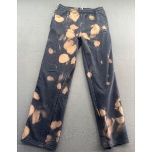 Champion Sweatpants Joggers Mens S Eco Bleach Tie Dye Pants Dark Navy Tan